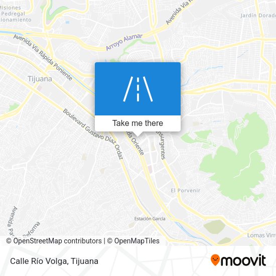 Calle Río Volga map
