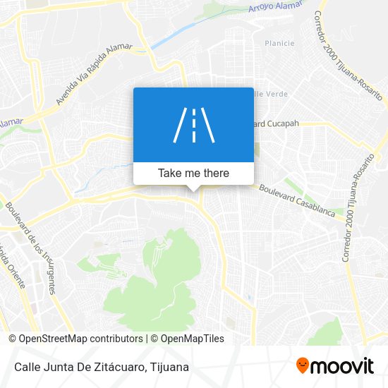 Calle Junta De Zitácuaro map