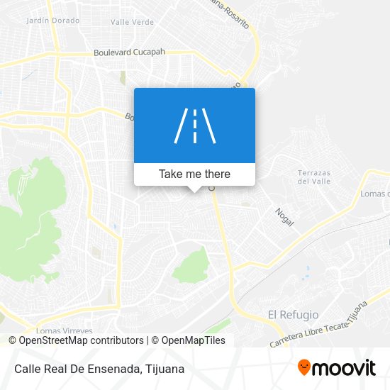 Calle Real De Ensenada map
