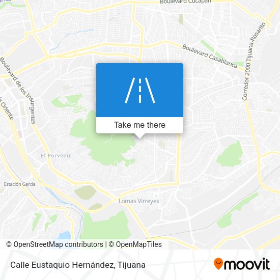 Mapa de Calle Eustaquio Hernández