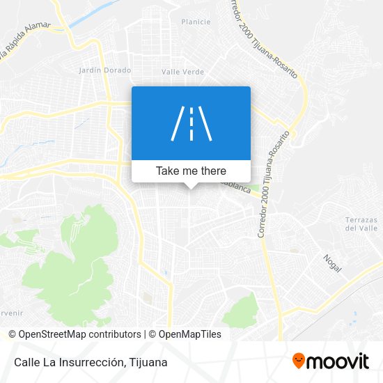 Mapa de Calle La Insurrección