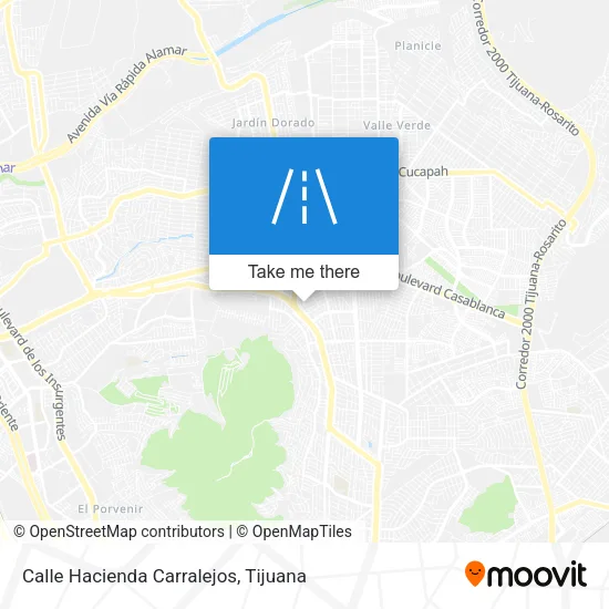 Mapa de Calle Hacienda Carralejos