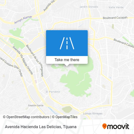 Avenida Hacienda Las Delicias map