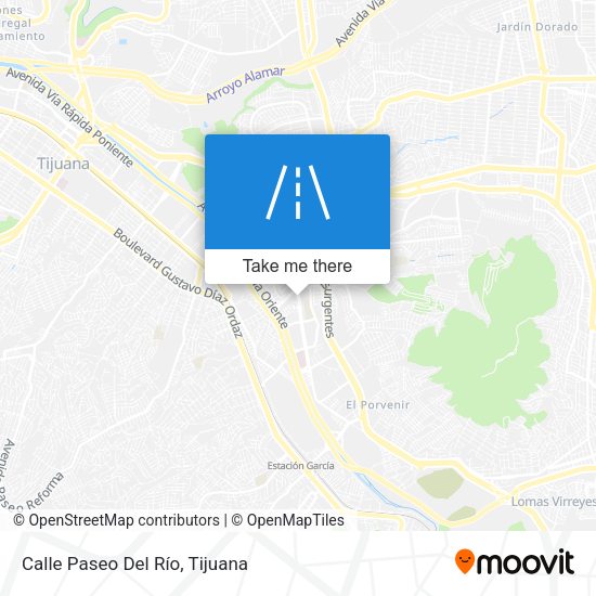 Calle Paseo Del Río map