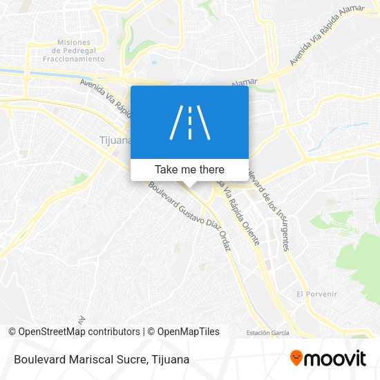 Boulevard Mariscal Sucre map