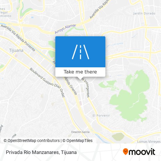 Privada Río Manzanares map