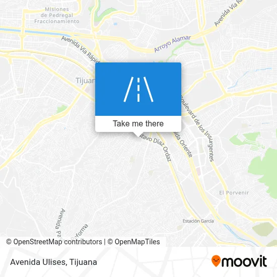 Avenida Ulises map