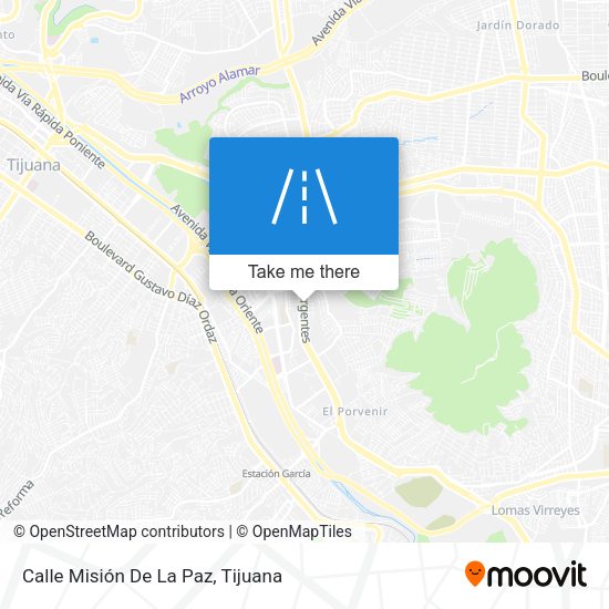 Calle Misión De La Paz map