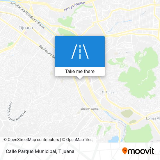Calle Parque Municipal map