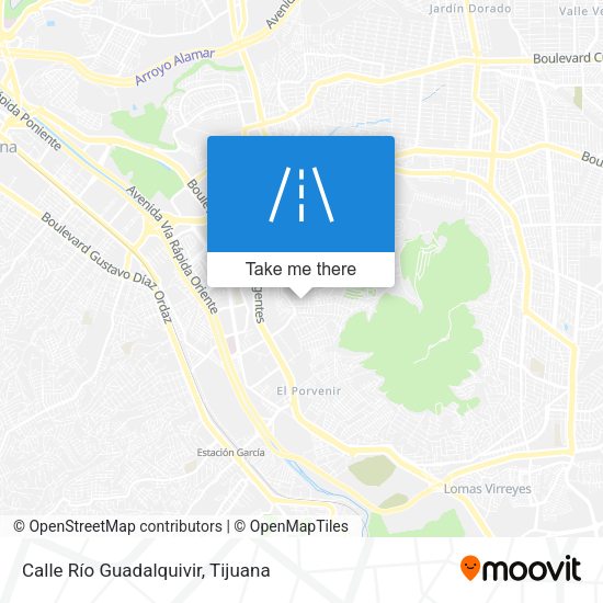 Mapa de Calle Río Guadalquivir