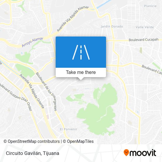 Circuito Gavilán map