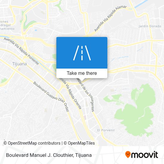 Boulevard Manuel J. Clouthier map