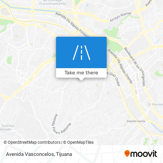 Avenida Vasconcelos map