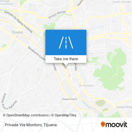 Privada Vía Montoro map