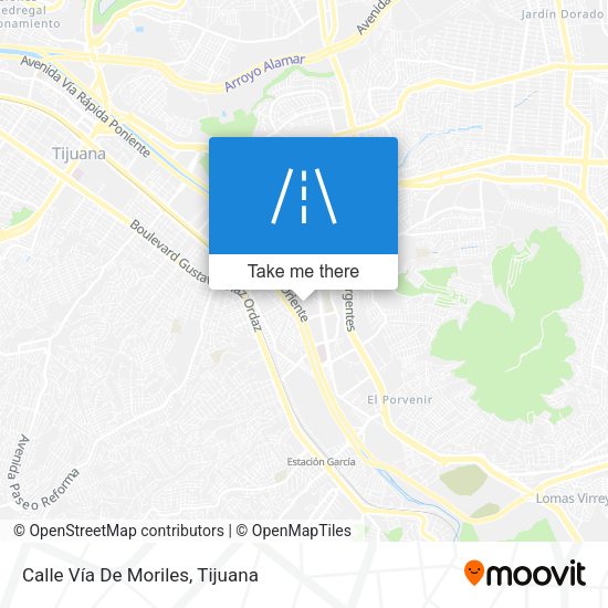 Calle Vía De Moriles map