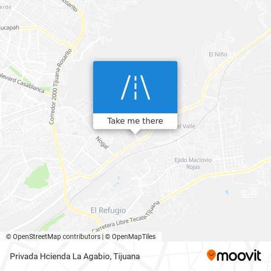 Privada Hcienda La Agabio map