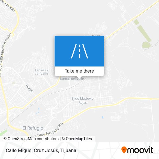 Mapa de Calle Miguel Cruz Jesús