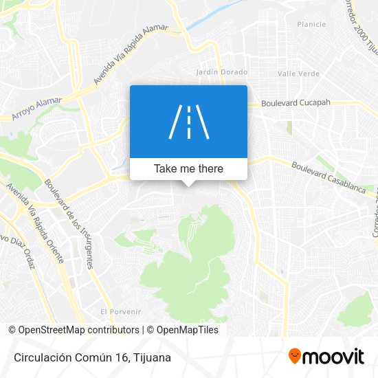 Mapa de Circulación Común 16