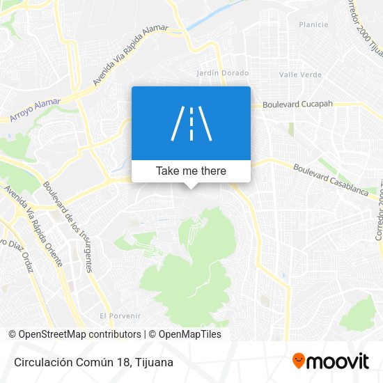 Circulación Común 18 map