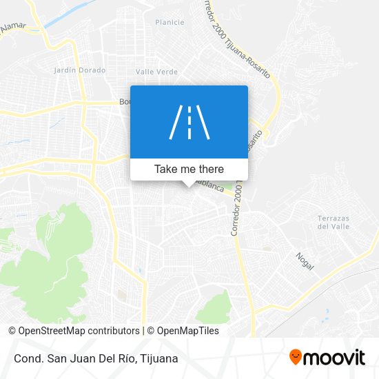 Cond. San Juan Del Río map