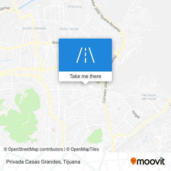 Privada Casas Grandes map