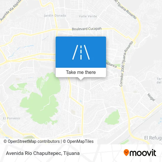 Avenida Río Chapultepec map