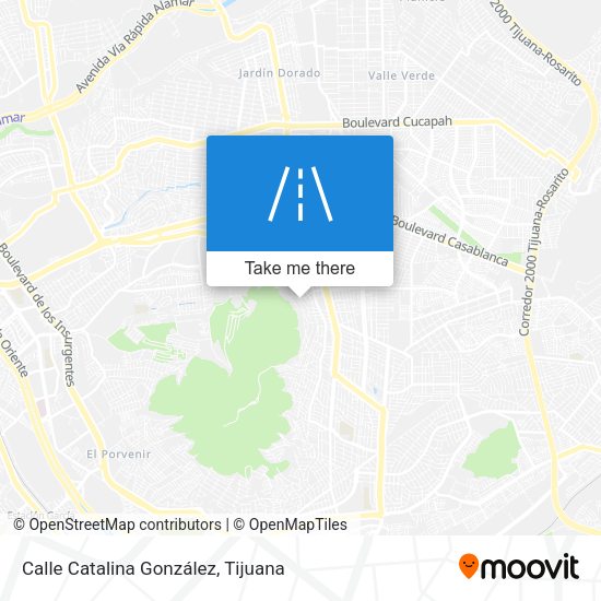 Mapa de Calle Catalina González