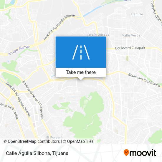 Calle Águila Silbona map