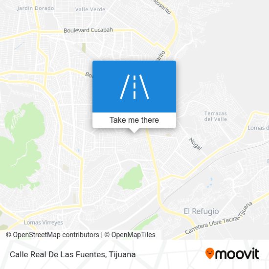 Calle Real De Las Fuentes map