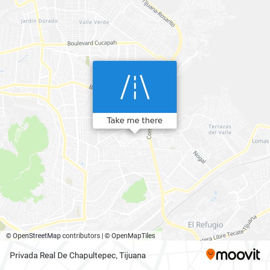 Privada Real De Chapultepec map