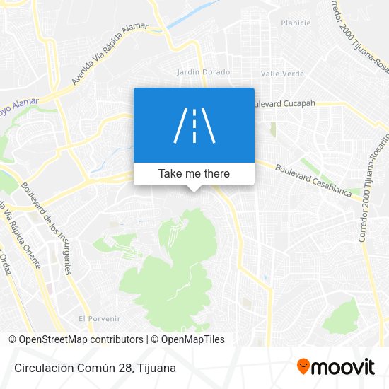 Circulación Común 28 map