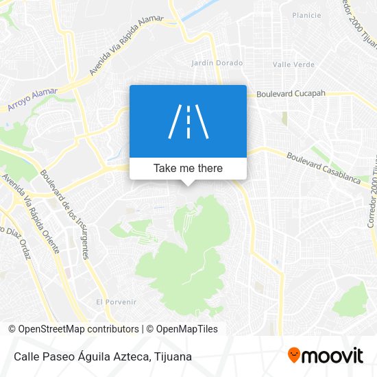 Calle Paseo Águila Azteca map
