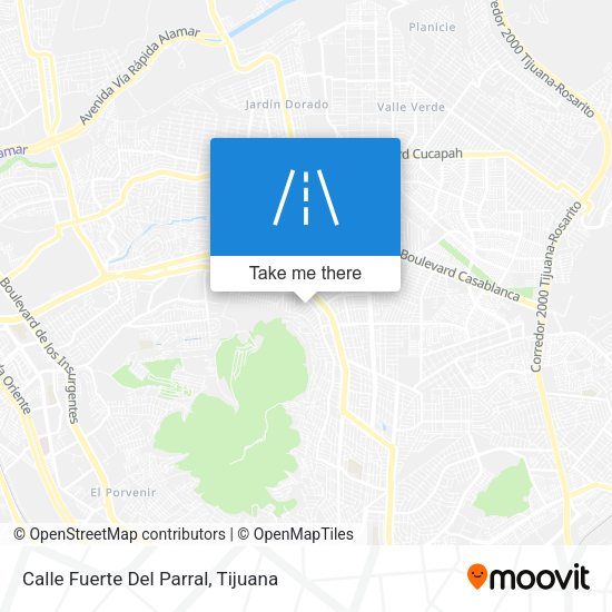 Calle Fuerte Del Parral map
