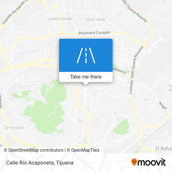 Calle Río Acaponeta map