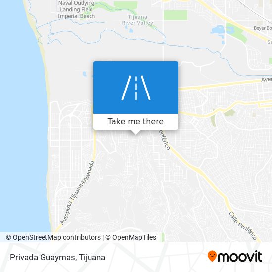 Privada Guaymas map