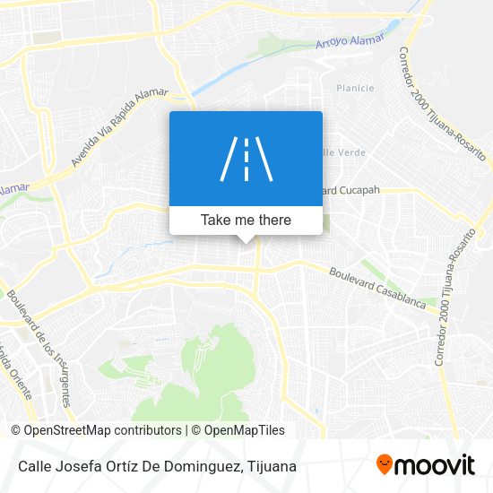 Mapa de Calle Josefa Ortíz De Dominguez