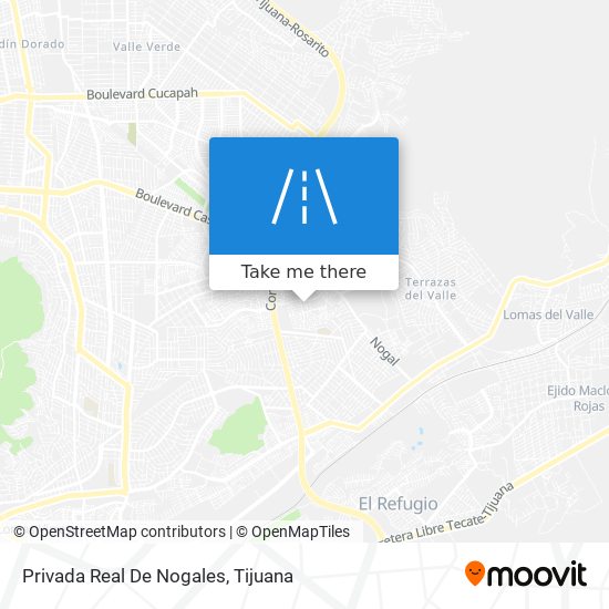 Privada Real De Nogales map
