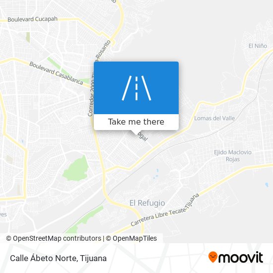 Mapa de Calle Ábeto Norte