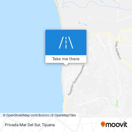 Privada Mar Del Sur map