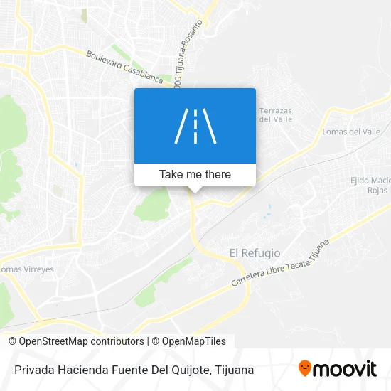 Mapa de Privada Hacienda Fuente Del Quijote