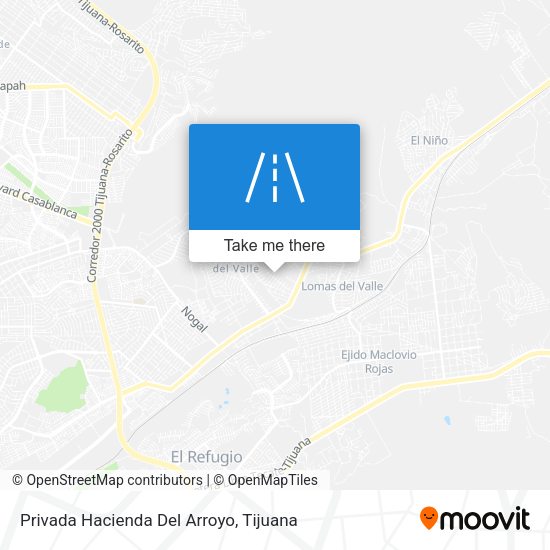 Privada Hacienda Del Arroyo map