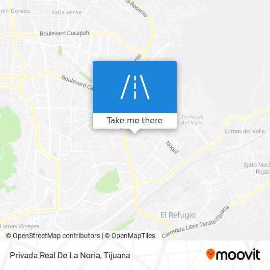 Privada Real De La Noria map