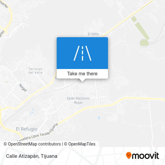 Mapa de Calle Atizapán