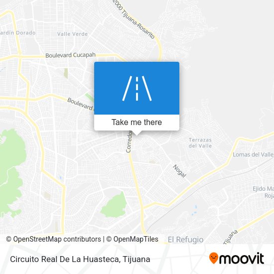 Circuito Real De La Huasteca map