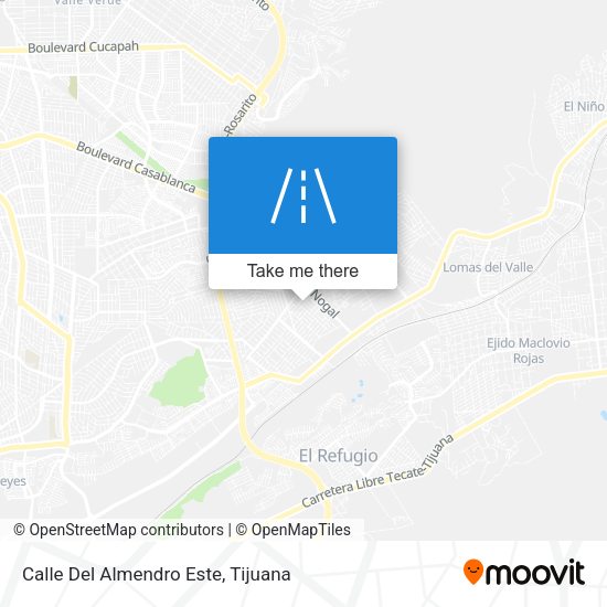 Calle Del Almendro Este map