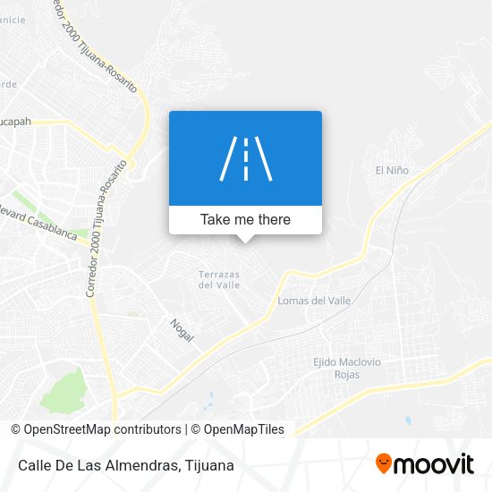 Calle De Las Almendras map