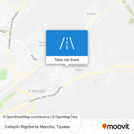Callejón Rigoberta Menchú map