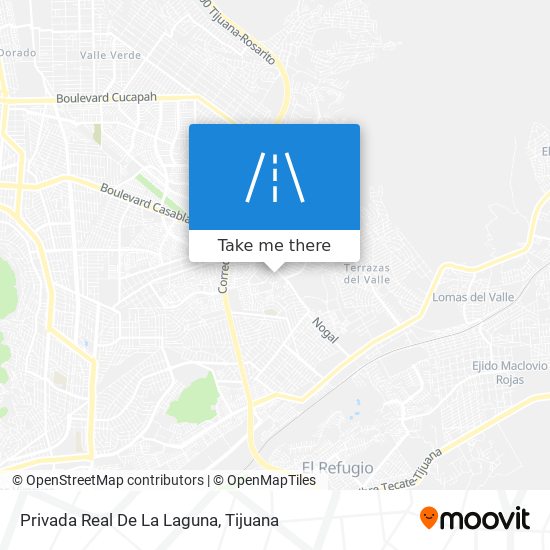 Privada Real De La Laguna map