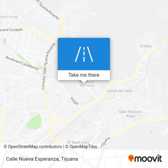 Calle Nueva Esperanza map