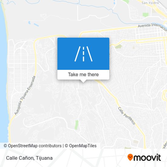 Mapa de Calle Cañon